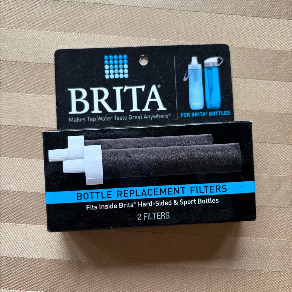 NEW BRITA BOTTLE REPLACEMENT FILTERS, 2